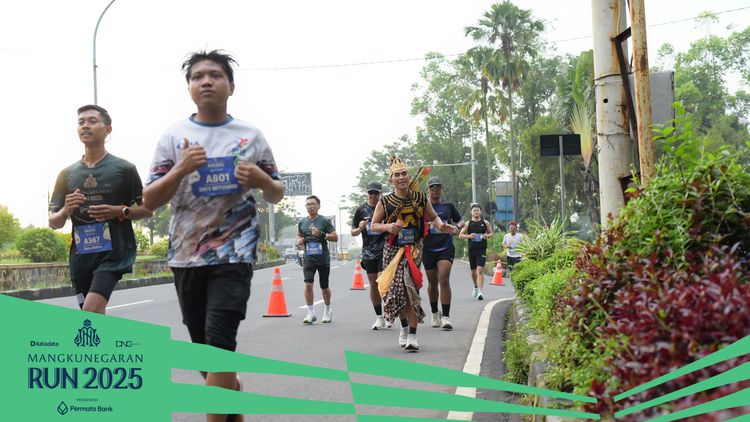 Race photo from Mangkunegaran Run 2025