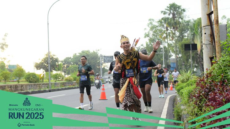Race photo from Mangkunegaran Run 2025