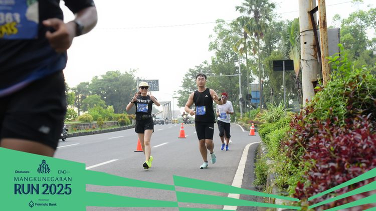 Race photo from Mangkunegaran Run 2025