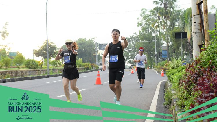Race photo from Mangkunegaran Run 2025