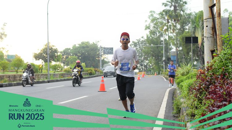 Race photo from Mangkunegaran Run 2025