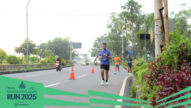 Race photo from Mangkunegaran Run 2025