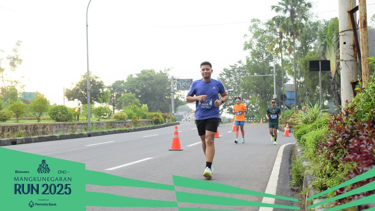Race photo from Mangkunegaran Run 2025