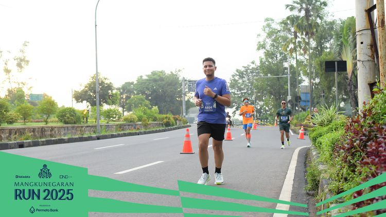 Race photo from Mangkunegaran Run 2025