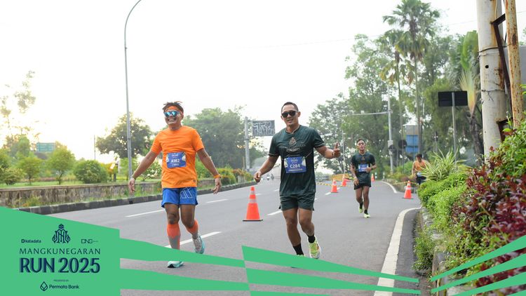 Race photo from Mangkunegaran Run 2025