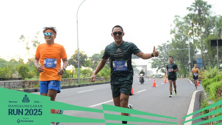 Race photo from Mangkunegaran Run 2025