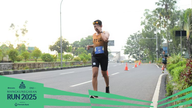 Race photo from Mangkunegaran Run 2025