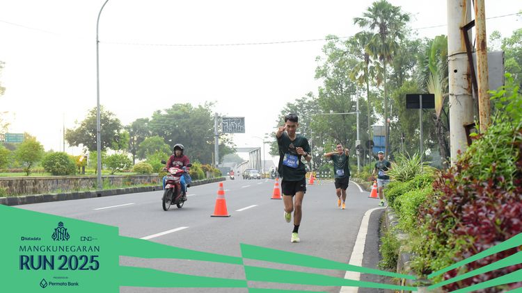 Race photo from Mangkunegaran Run 2025