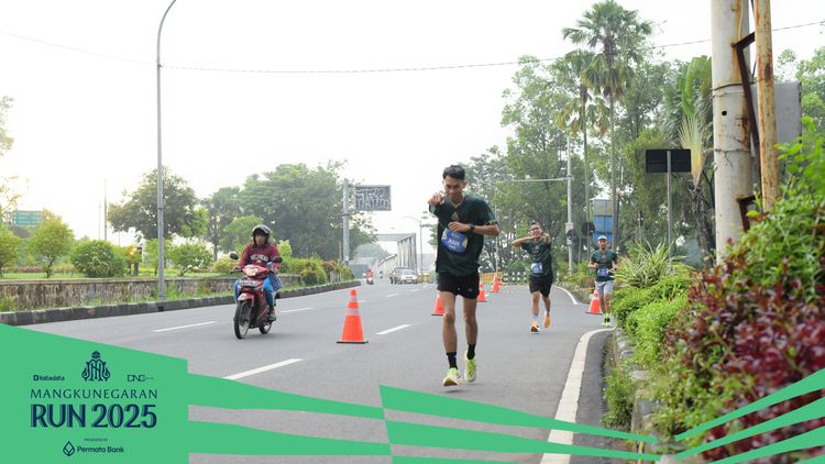 Race photo from Mangkunegaran Run 2025