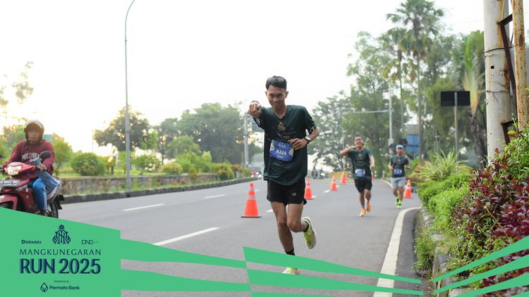 Race photo from Mangkunegaran Run 2025