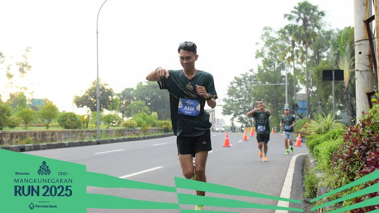 Race photo from Mangkunegaran Run 2025