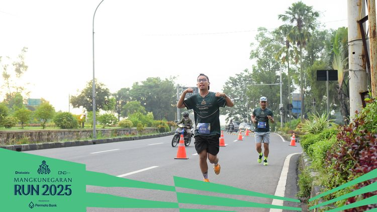 Race photo from Mangkunegaran Run 2025