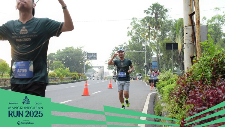 Race photo from Mangkunegaran Run 2025