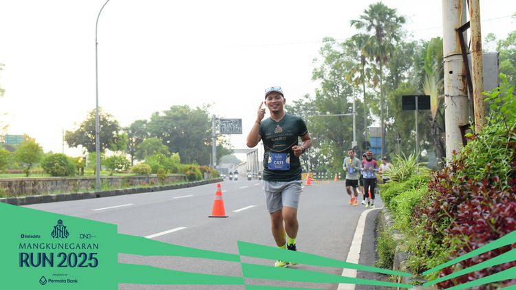 Race photo from Mangkunegaran Run 2025