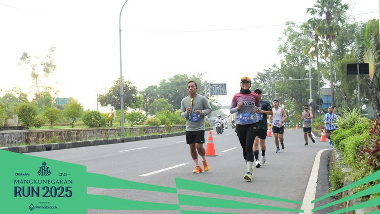 Race photo from Mangkunegaran Run 2025