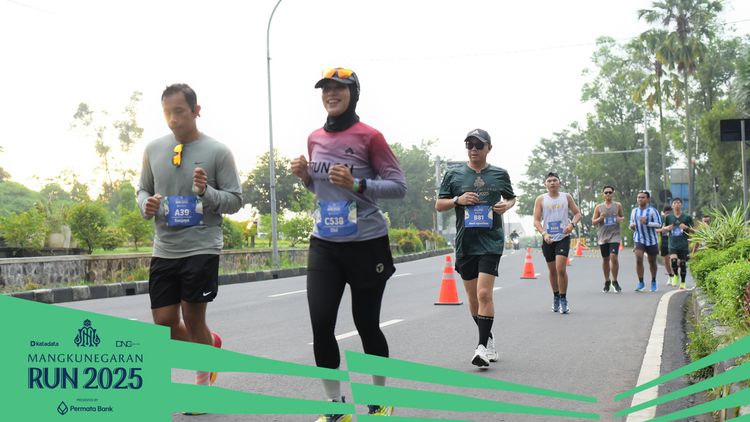 Race photo from Mangkunegaran Run 2025