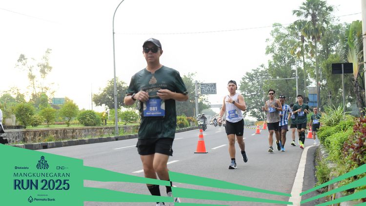 Race photo from Mangkunegaran Run 2025