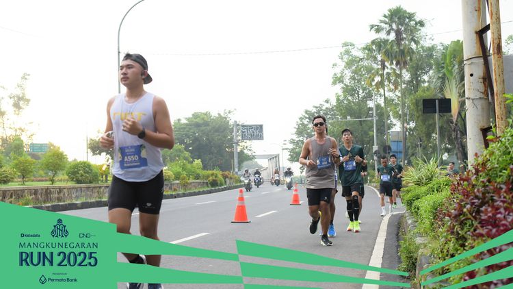 Race photo from Mangkunegaran Run 2025