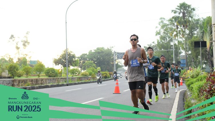 Race photo from Mangkunegaran Run 2025