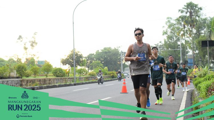 Race photo from Mangkunegaran Run 2025