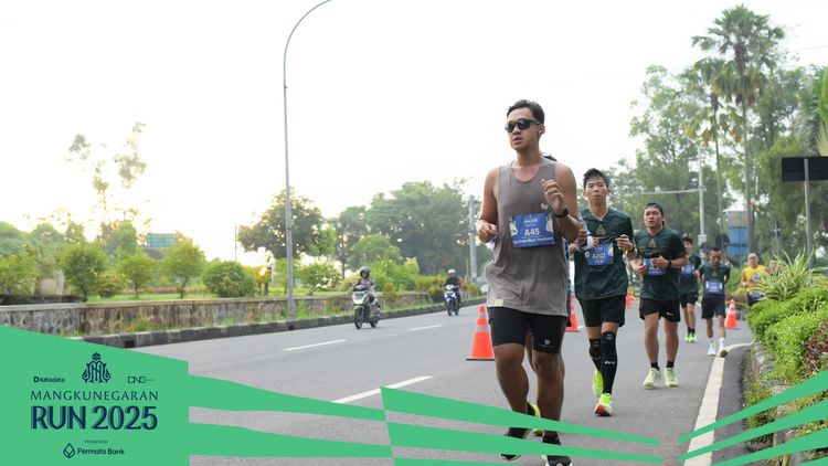 Race photo from Mangkunegaran Run 2025