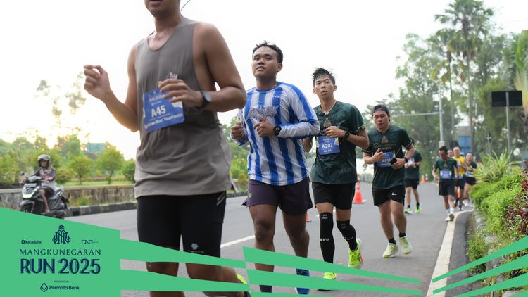 Race photo from Mangkunegaran Run 2025