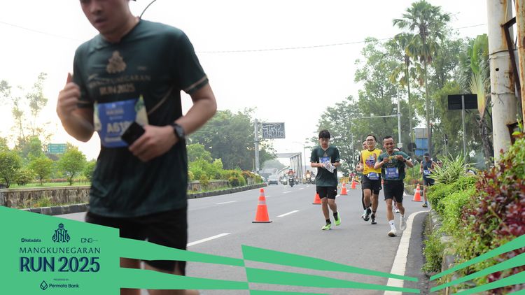 Race photo from Mangkunegaran Run 2025