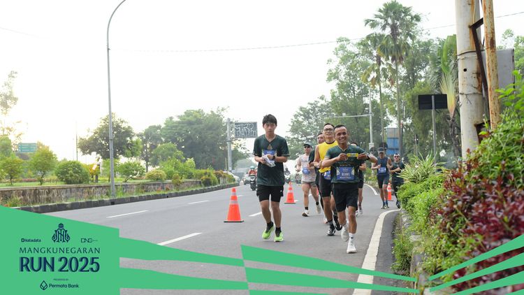 Race photo from Mangkunegaran Run 2025