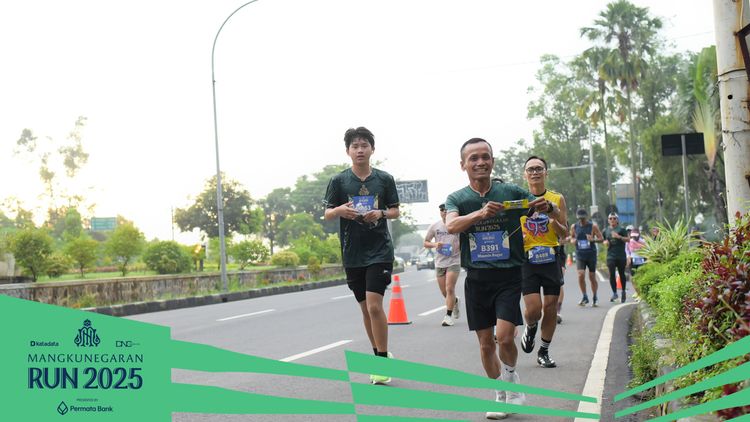 Race photo from Mangkunegaran Run 2025