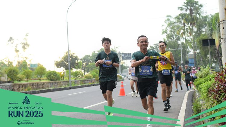 Race photo from Mangkunegaran Run 2025