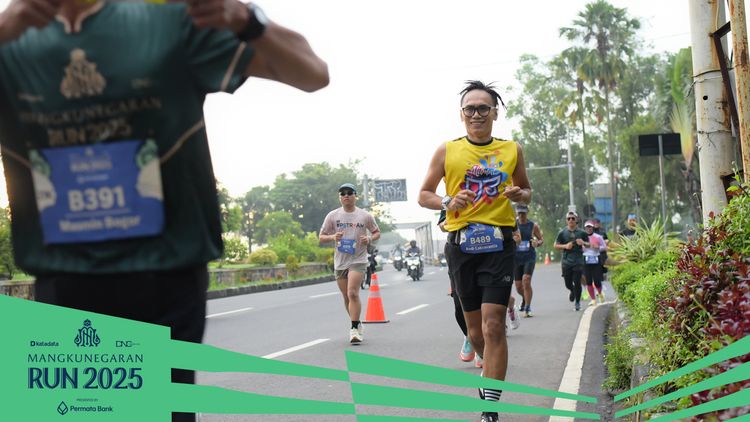 Race photo from Mangkunegaran Run 2025
