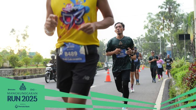 Race photo from Mangkunegaran Run 2025