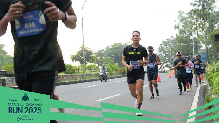 Race photo from Mangkunegaran Run 2025