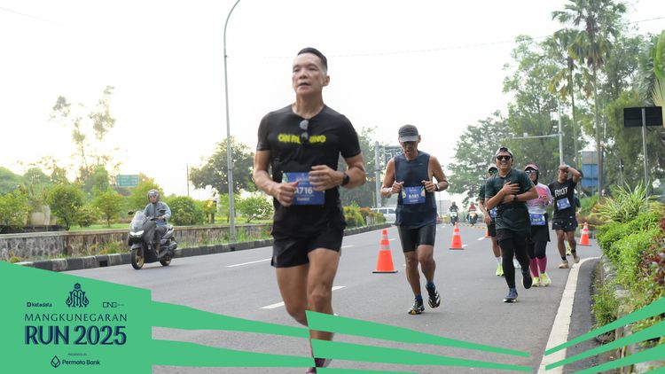 Race photo from Mangkunegaran Run 2025