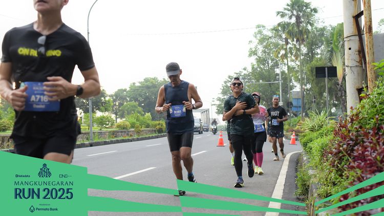 Race photo from Mangkunegaran Run 2025