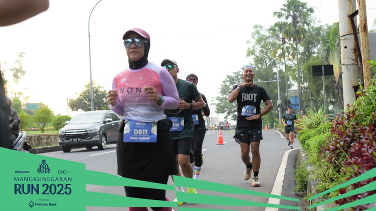 Race photo from Mangkunegaran Run 2025