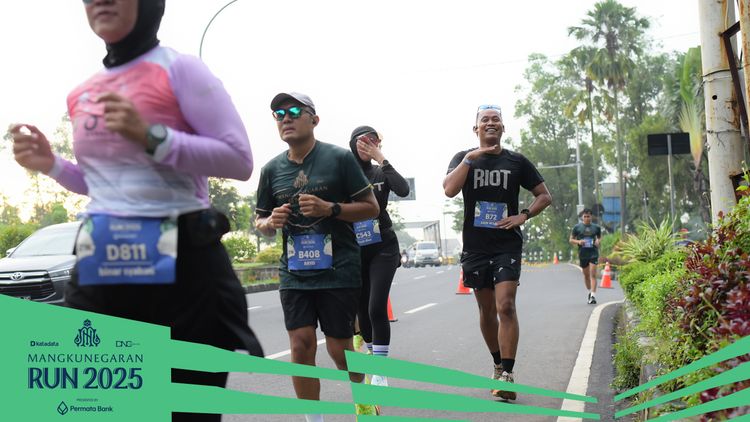 Race photo from Mangkunegaran Run 2025