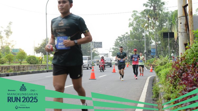 Race photo from Mangkunegaran Run 2025