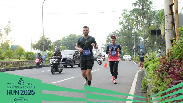 Race photo from Mangkunegaran Run 2025