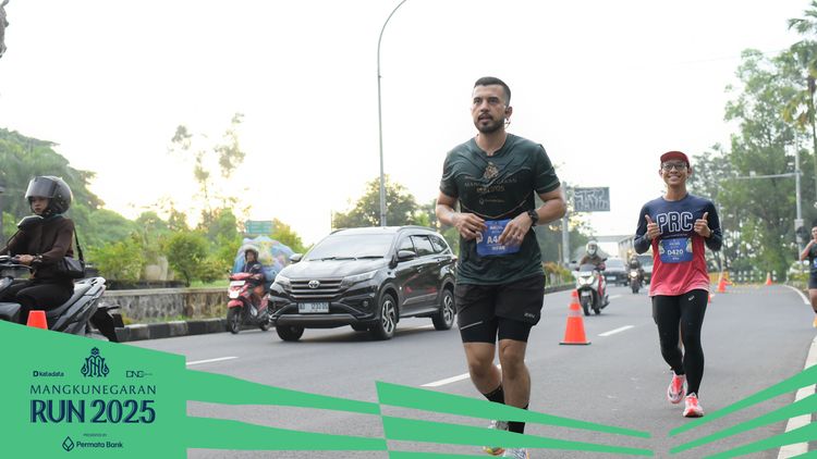 Race photo from Mangkunegaran Run 2025