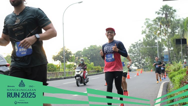 Race photo from Mangkunegaran Run 2025