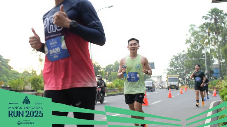 Race photo from Mangkunegaran Run 2025