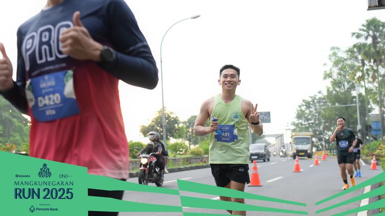 Race photo from Mangkunegaran Run 2025