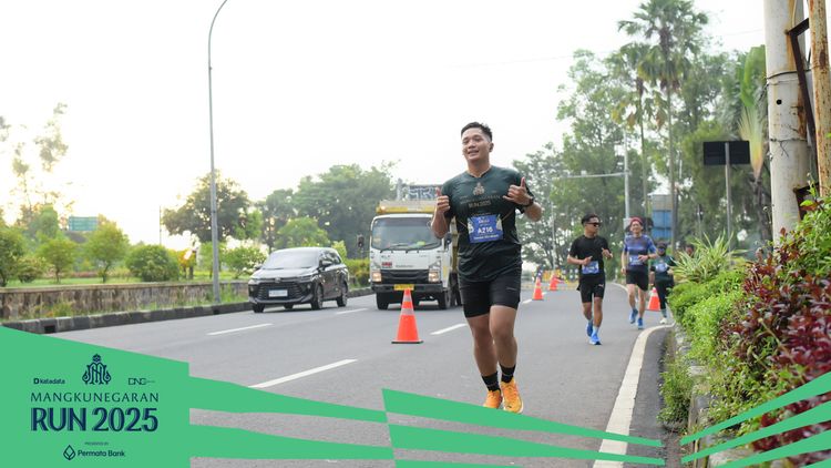 Race photo from Mangkunegaran Run 2025