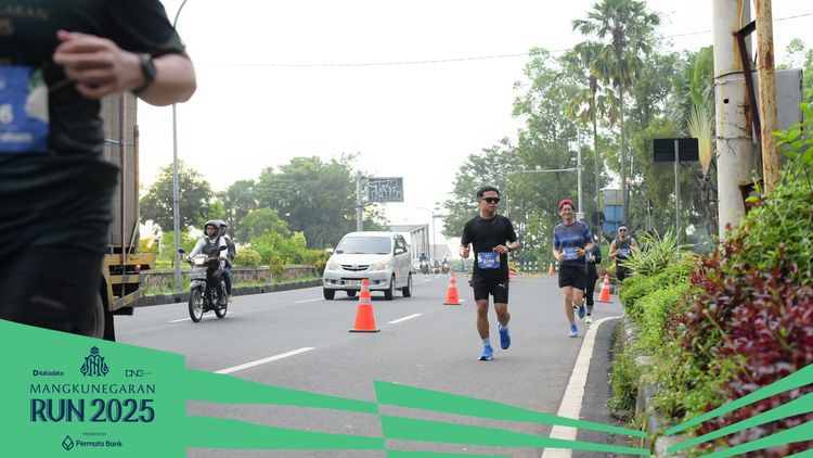 Race photo from Mangkunegaran Run 2025
