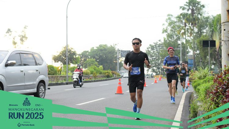 Race photo from Mangkunegaran Run 2025