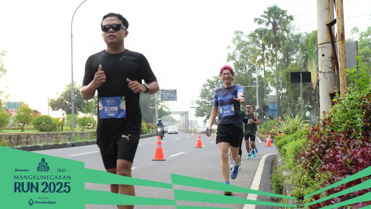 Race photo from Mangkunegaran Run 2025