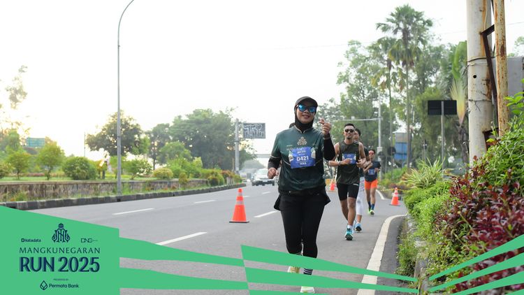 Race photo from Mangkunegaran Run 2025