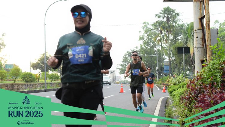Race photo from Mangkunegaran Run 2025