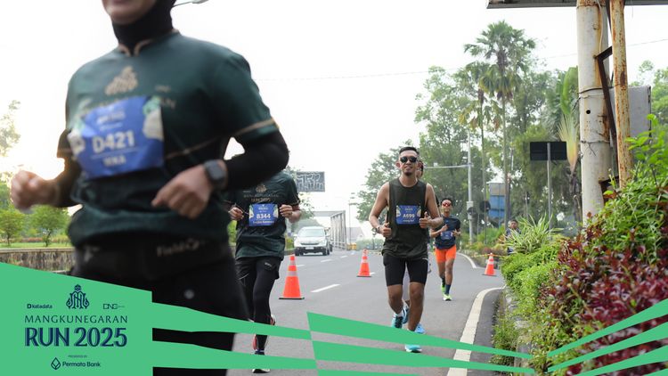 Race photo from Mangkunegaran Run 2025